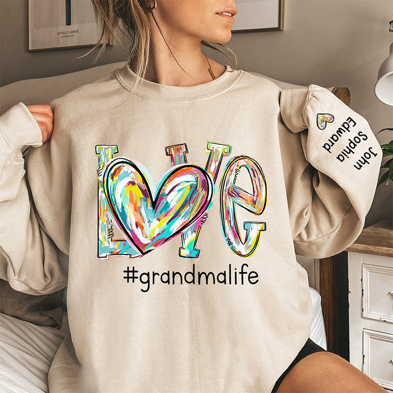 Custom Name Grandma Life Gifts for Grandmothers - Personalized Sweater