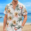 Custom Photo Summer Is In The Air - Dog & Cat Personalized Custom Unisex Tropical Hawaiian Aloha Shirt - Summer Vacation Gift, Gift For Pet Owners, Pet Lovers