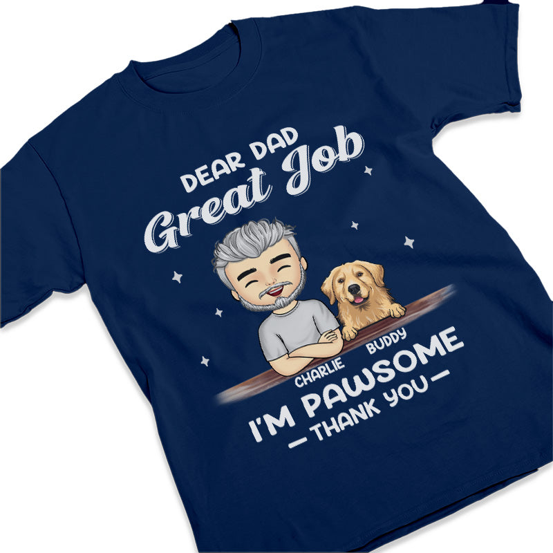 We're Pawsome - Dog & Cat Personalized Custom Unisex T-shirt, Hoodie, Sweatshirt - Father's Day, Gift For Pet Owners, Pet Lovers