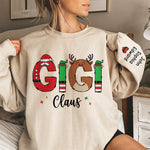 Custom Name Christmas Santa Claus Gifts for Families - Personalized Sweater