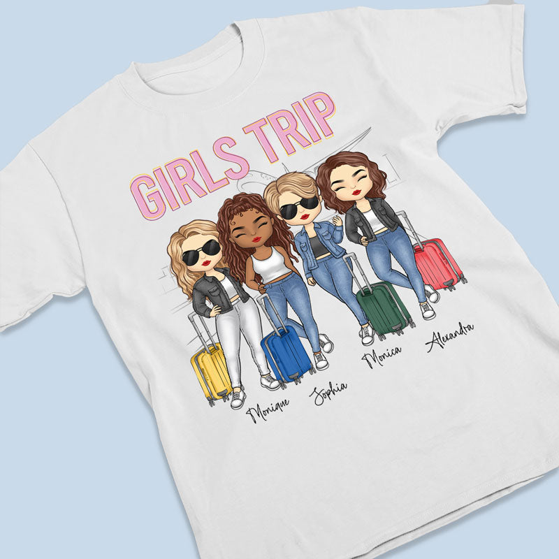 Custom Girls Trip Character Gifts for Friends - Personalized Apparel