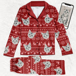 Custom Pet Photo Christmas Gifts for Cat Lovers - Personalized Pajamas