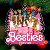 Custom Photo Barbie Girls In A Barbie World - Bestie Personalized Custom Ornament - Acrylic Custom Shaped - Christmas Gift For Best Friends, BFF, Sisters