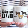 The Walking Dad - Dog Personalized Custom Mug - Gift For Pet Owners, Pet Lovers
