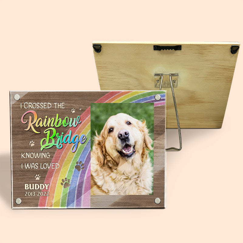 I Will Be Your Guardian Angel - Memorial Personalized Custom Acrylic Magnetic Photo Frame - Sympathy Gift, Gift For Pet Owners, Pet Lovers