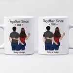 Custom Together Since Couple Anniversary Gifts - Personalized Mugs