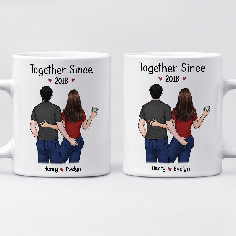 Custom Together Since Couple Anniversary Gifts - Personalized Mugs