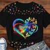We Are All Around You - Family Personalized Custom Unisex All-Over Printed T-Shirt - Mother's Day, Birthday Gift For Grandma
