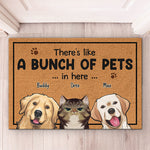 Custom Funny Pet Quotes Housewarming Decor - Personalized Doormat