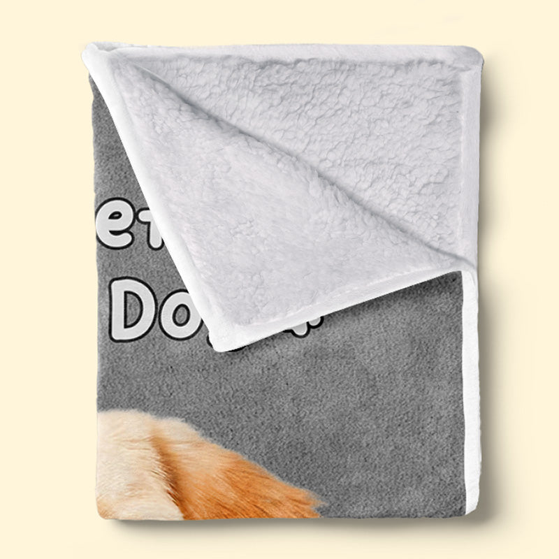 Custom Photo Life Is Better With Dogs & Cats - Dog & Cat Personalized Custom Baby Blanket - Gift For Pet Owners, Pet Lovers
