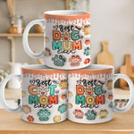 Custom Name Dog Mom Gifts for Women - Personalized Mugs