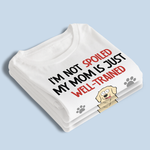 Custom Name Funny Dog Gifts for Mom - Personalized Apparel