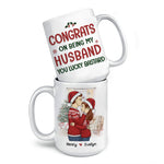 Custom Name Funny Christmas Gifts for Husband - Personalized Mugs