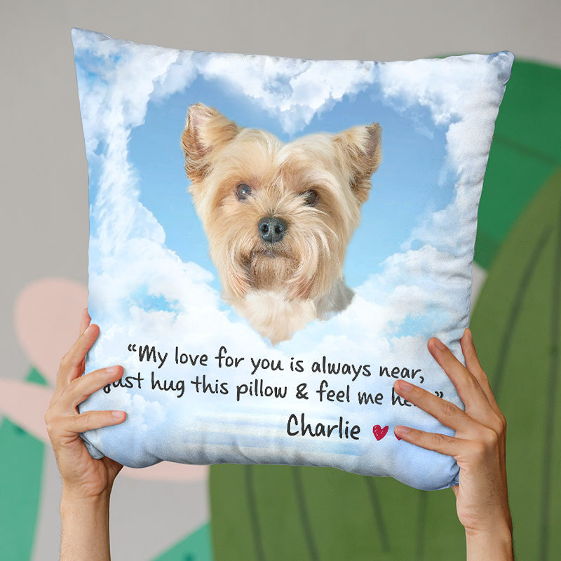 Custom Name Pet Memorial Gifts for Dog Lovers - Personalized Pillow
