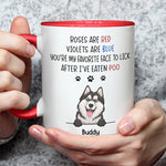 Custom Name Funny Dog Lover Gifts - Personalized Accent Mugs
