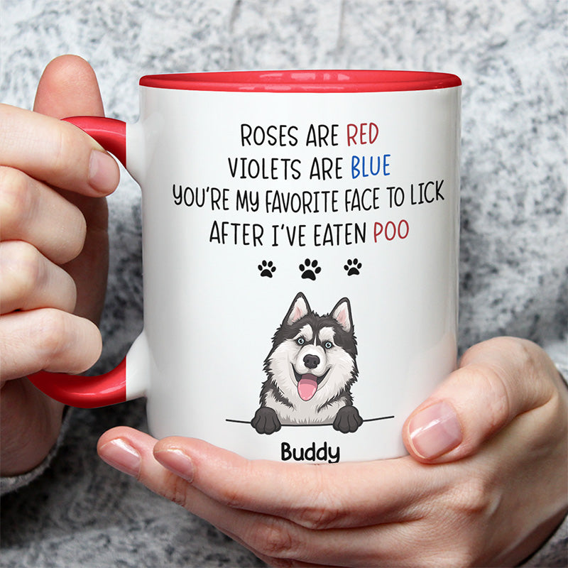 Custom Name Funny Dog Lover Gifts - Personalized Accent Mugs