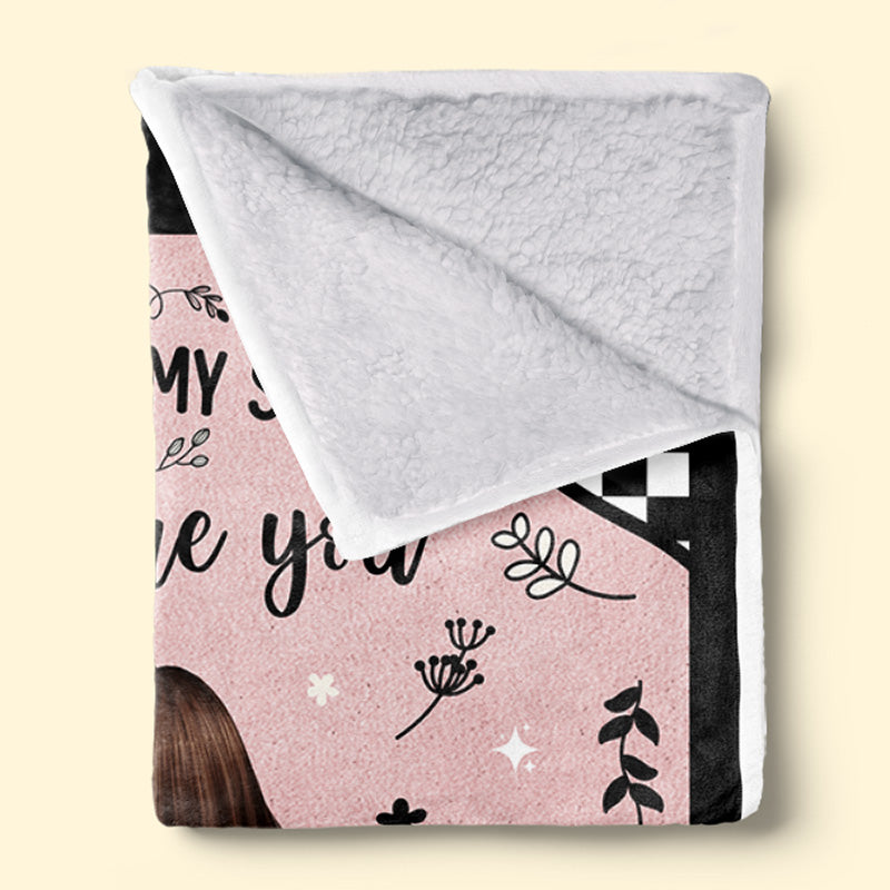 Custom Name Sister Gifts - Personalized Blanket
