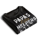 Custom Name Papa's Little Helpers Gifts for Dad - Personalized Apparel