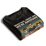 Custom Name Thank You Dad Gifts from Kids - Personalized Apparel