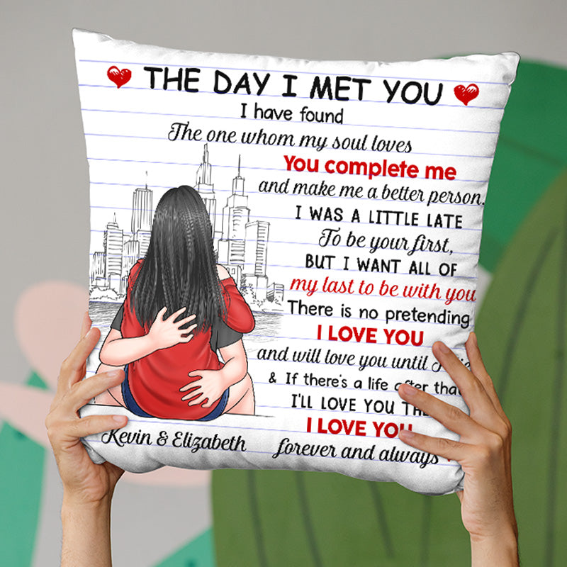 The One Whom My Soul Loves - Couple Personalized Custom Pillow - Christmas Gift For Husband Wife, Anniversary