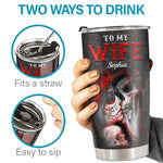 Custom Name Gothic Wife Gifts - Personalized Tumbler