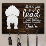 Custom Pet Name Dog Walking Gifts - Personalized Key Holder