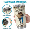 Good Friends Are Like Stars - Bestie Personalized Custom Tumbler - Gift For Best Friends, BFF, Sisters