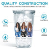 Girls Trip Cheaper Than Therapy - Bestie Personalized Custom Clear Acrylic Tumbler - Gift For Best Friends, BFF, Sisters