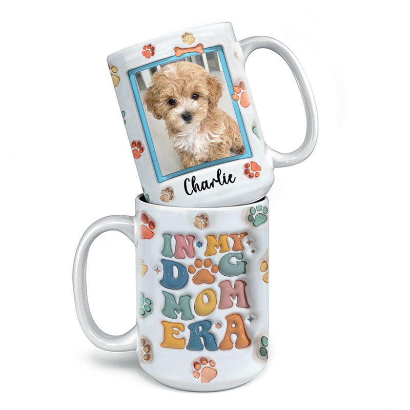 Custom Pet Photo Dog Mom Gifts for Women - Personalized Mugs