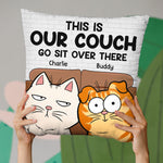 Custom This Is Our Couch Pet Lover Gifts - Personalized Pillow