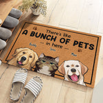 Custom Funny Pet Quotes Housewarming Decor - Personalized Doormat