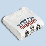 Custom Name Grandpa Family Gifts - Personalized Apparel