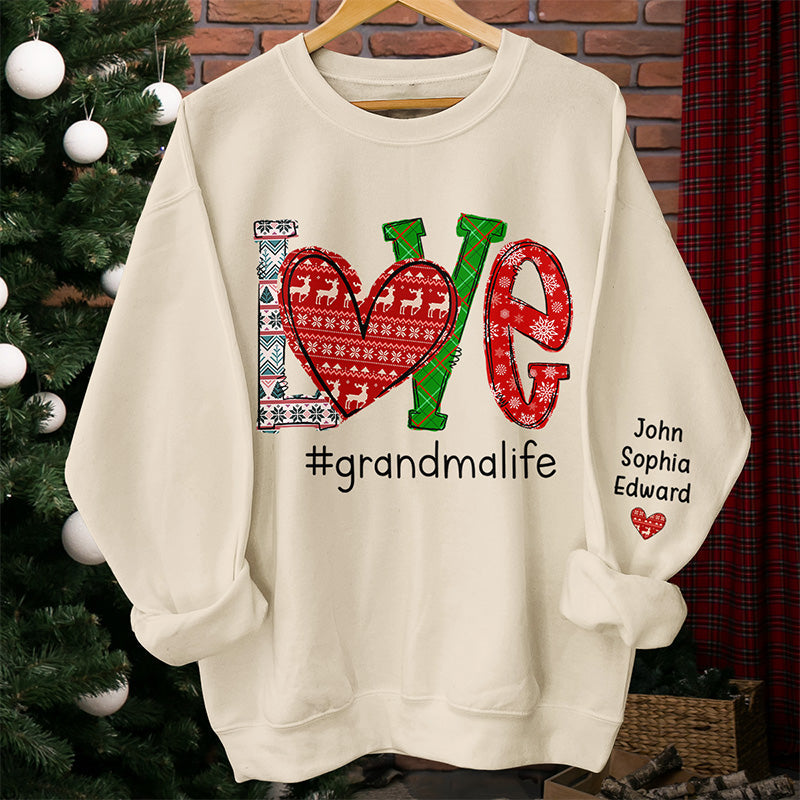 Custom Name Grandma Life Gifts - Personalized Sweater