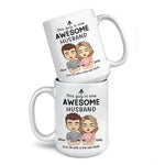 Custom Name Funny Husband Wife Gifts - Personalized Mugs