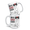 The Best Dad Ever - Family Personalized Custom Mug - Father's Day, Birthday Gift For Dad, Grandpa