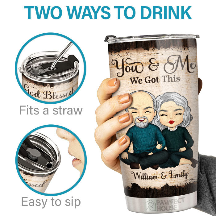 Custom Name Couple Gifts - Personalized Tumbler