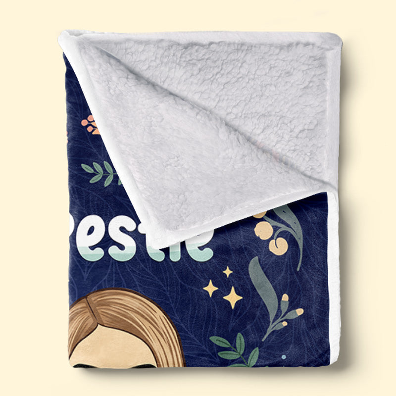 Custom Name Best Friend Gifts for Women - Personalized Blanket