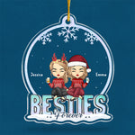Custom Name Christmas Best Friend Gifts - Personalized Ornament
