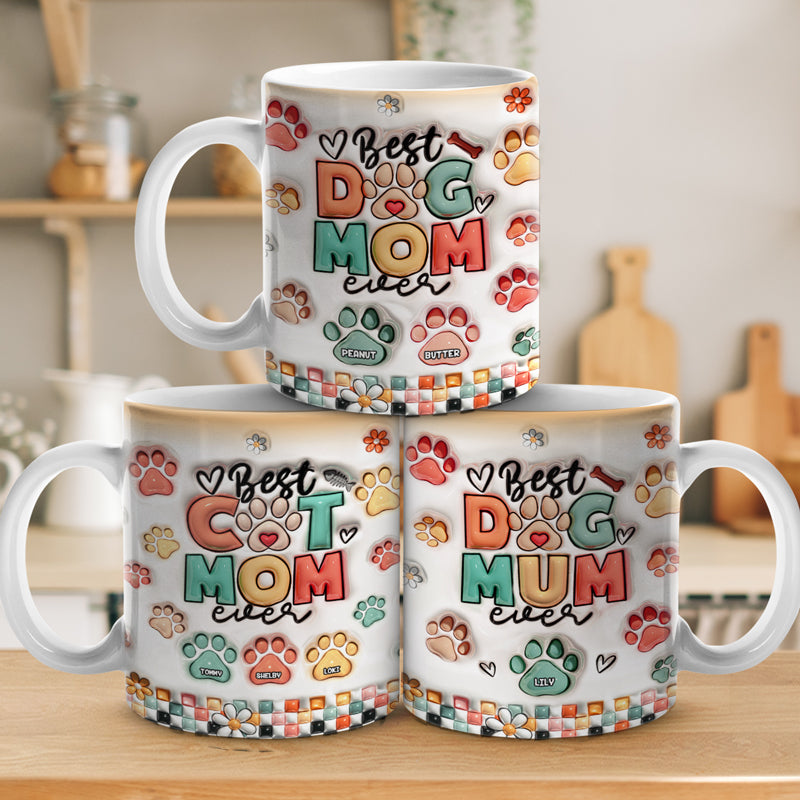 Only My Dogs Know Me Well - Dog & Cat Personalized Custom 3D Inflated Effect Printed Mug - Christmas Gift For Pet Owners, Pet Lovers