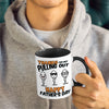 Thank You Dad For Everything - Family Personalized Custom Accent Mug - Father's Day, Birthday Gift For Dad