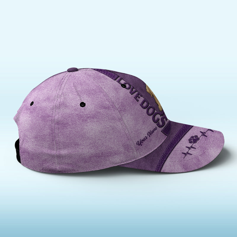 Life Is Better With Dogs Gray - Dog Personalized Custom Hat, All Over Print Classic Cap - New Arrival, Gift For Pet Owners, Pet Lovers
