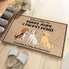 Welcome To Our House - Dog Personalized Custom Decorative Mat - Gift For Pet Owners, Pet Lovers