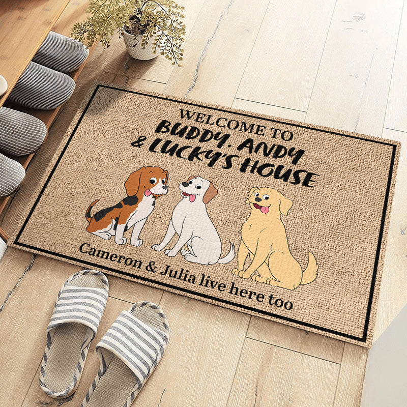 Custom Name Pet Housewarming Gifts - Personalized Doormat