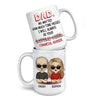 Proud Dad Of A Freaking Awesome Daughter - Family Personalized Custom Mug - Father's Day, Birthday Gift For Dad
