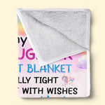 Custom Name Grandma to Granddaughter Gifts - Personalized Blanket