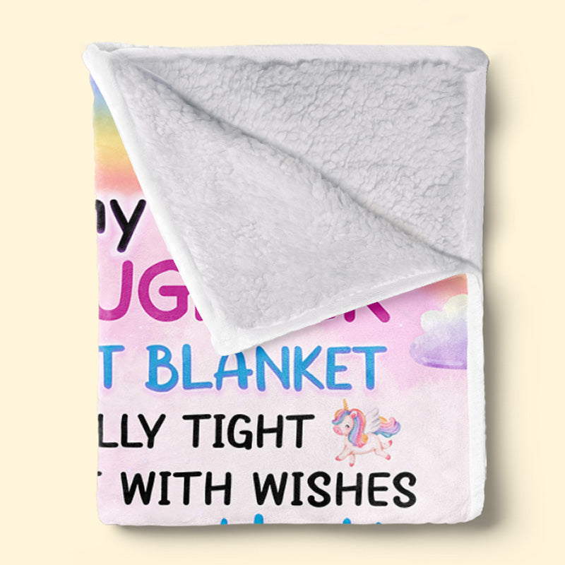 Custom Name Grandma to Granddaughter Gifts - Personalized Blanket