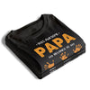 This Awesome Papa Belongs To Us - Family Personalized Custom Unisex T-shirt, Hoodie, Sweatshirt - Father's Day, Birthday Gift For Dad