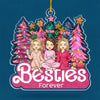Merry Christmas To My Sister Best Friend & Therapist - Bestie Personalized Custom Ornament - Acrylic Custom Shaped - Christmas Gift For Best Friends, BFF, Sisters