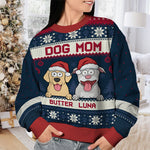 Custom Name Christmas Dog Dad Gifts - Personalized Sweatshirt