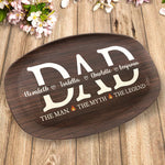 Custom Name Dad Gifts for Fathers - Personalized Platter